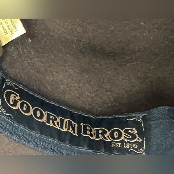 Goorin Bros Fedora Brown Wool Fedora Hat SIZE XL  100% Wool WPL 5923 MADE IN USA - Picture 8 of 9